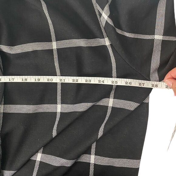 Don't Stop Believing Womans Open Front‎ Black White Cardigan Size 2X 0134 - Picture 7 of 7